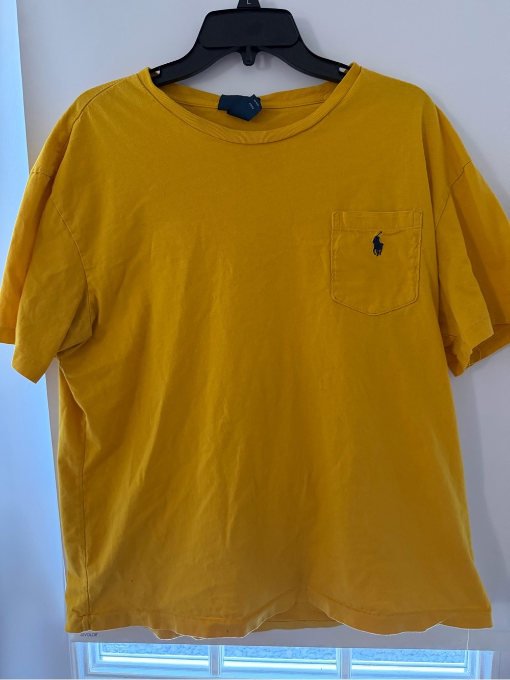 Polo by Ralph Lauren Mustard Yellow Short Sleeve Pocket Tee
